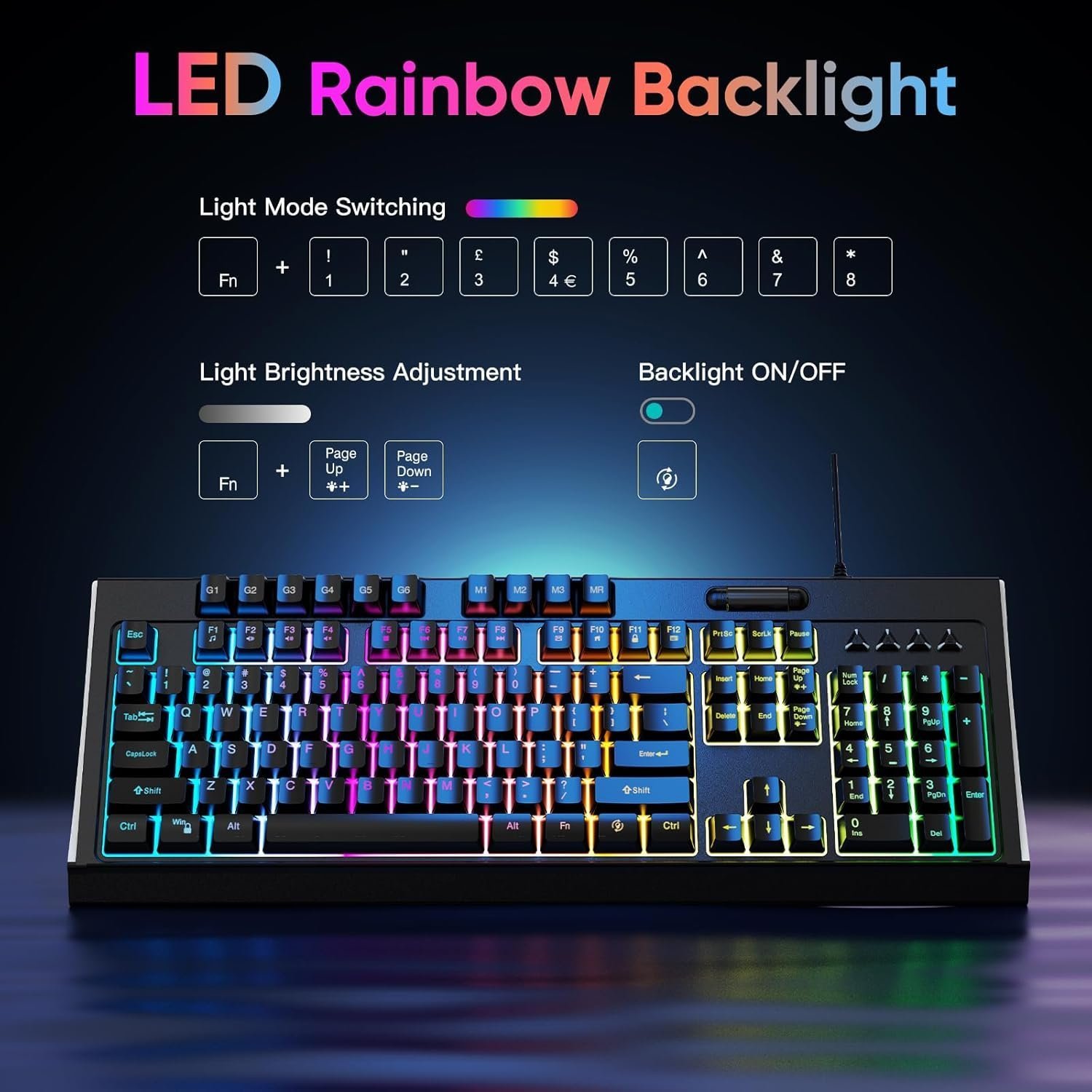OMOTON Gaming Keyboard