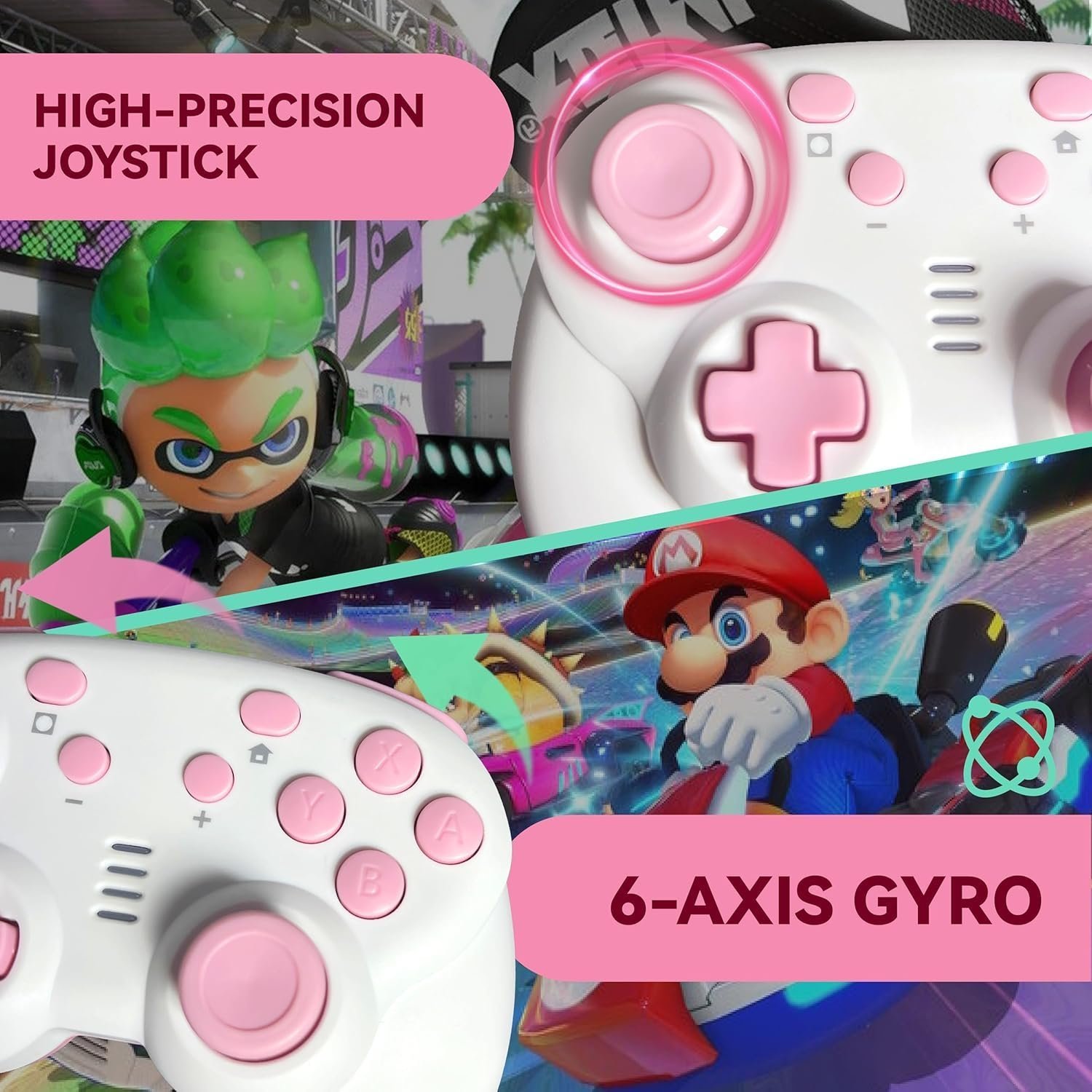 Tiny Nintendo Switch Wireless Controller Turbx Mini Mate Features