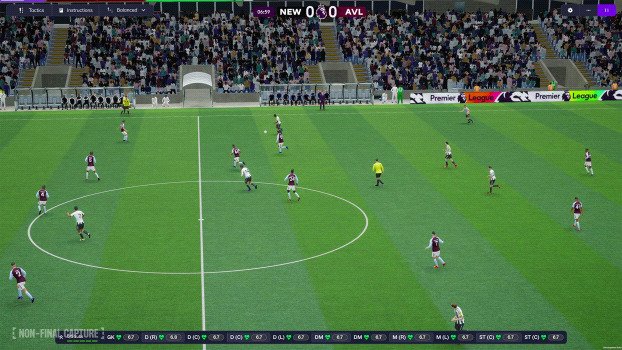 Gameplay from the management simulation Football Manager 26. (Image © Sports Interactive / SEGA, via Green Man Gaming)