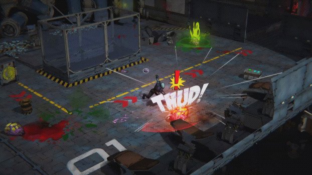 Gameplay from the hack 'n' slash roguelite Lethal Honor. (Image © Viral Studios / HandyGames, via Green Man Gaming)