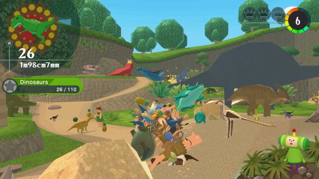 Gameplay from the quirky action game Once Upon A KATAMARI. (Image © Bandai Namco Entertainment Inc. / RENGAME, via Green Man Gaming)