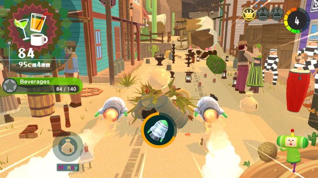 Gameplay from the quirky action game Once Upon A KATAMARI. (Image © Bandai Namco Entertainment Inc. / RENGAME, via Green Man Gaming)