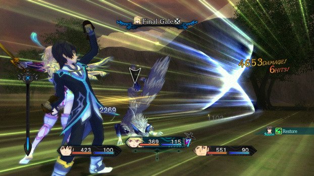 Gameplay from the action RPG Tales of Xillia Remastered. (Image © BANDAI NAMCO Entertainment / DOKIDOKI GROOVEWORKS Inc, via Green Man Gaming)