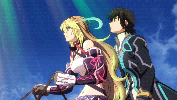 An anime cutscene from Tales of Xillia Remastered. (Image © BANDAI NAMCO Entertainment / DOKIDOKI GROOVEWORKS Inc, via Green Man Gaming)