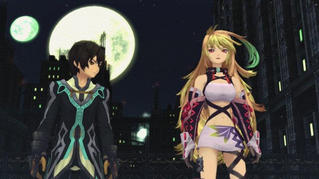 An in-engine cutscene from Tales of Xillia Remastered featuring Jude and Milla. (Image © BANDAI NAMCO Entertainment / DOKIDOKI GROOVEWORKS Inc, via Green Man Gaming)