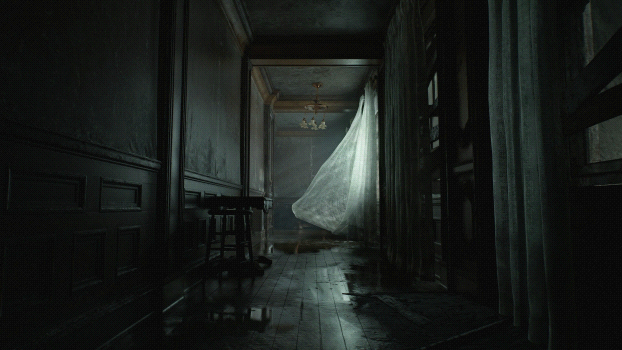 Survival horror Resident Evil Requiem gameplay scenery. (Image © Capcom, via Green Man Gaming)