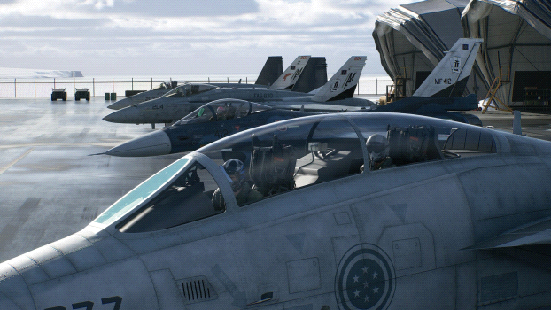 Military Flight Action Game ACE COMBAT 8: WINGS OF THEVE game screenshot. (Image © BANDAI NAMCO Entertainment, via Green Man Gaming)